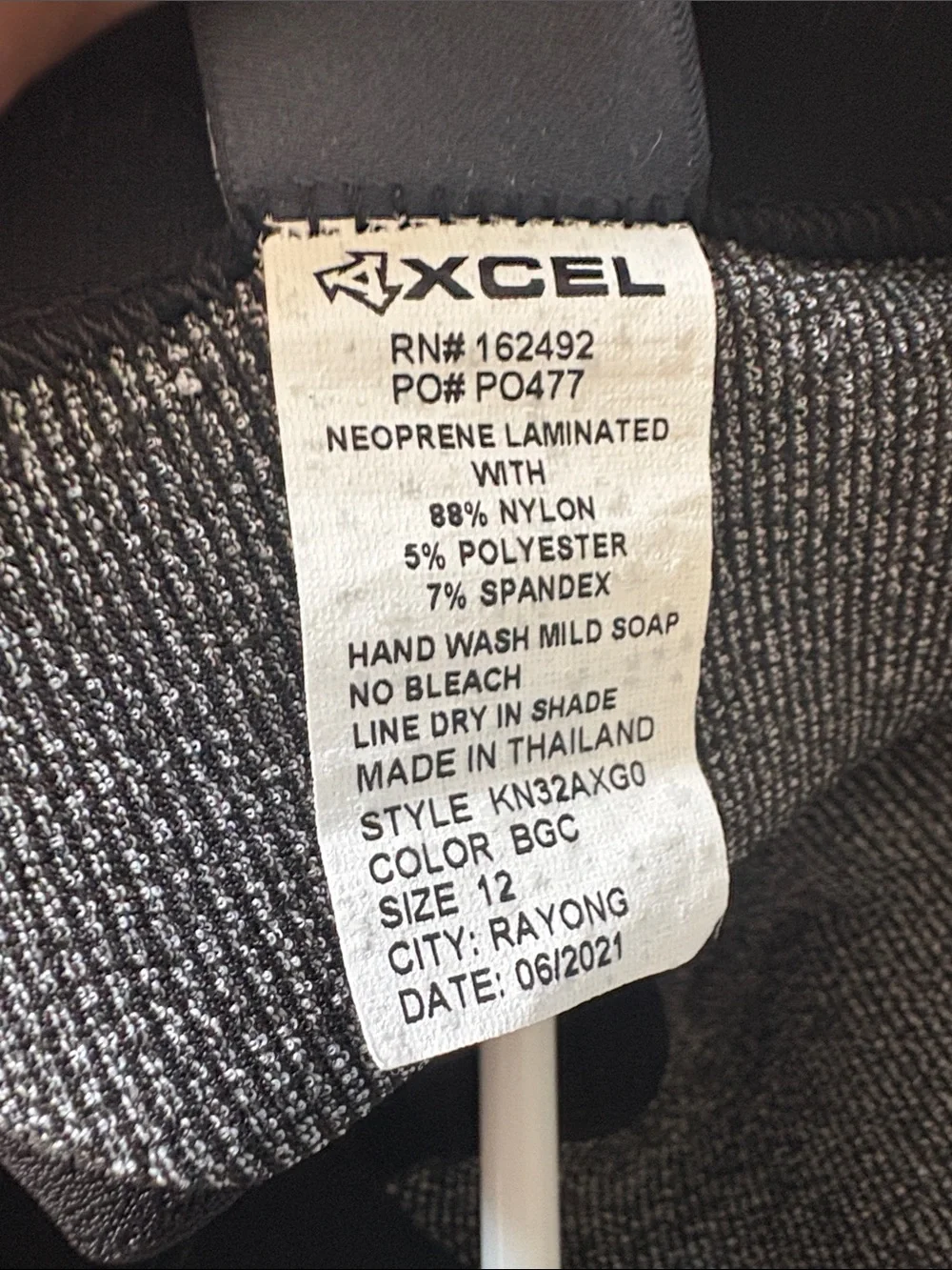 XCEL 3/2mm Boys Black Wetsuit with Camo Sleeves